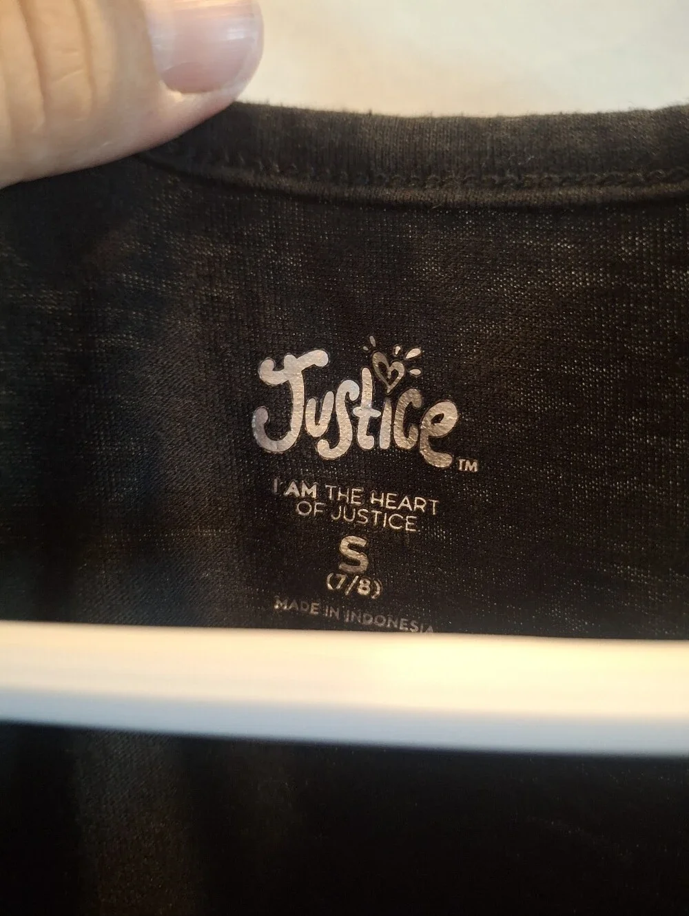 Justice black sleeveless